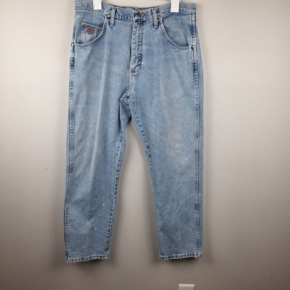 Wrangler 20X Jeans Men's 34x30 Blue Light Wash Style No. 22 Original Fit Denim